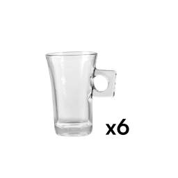 SET X 6 MUG CON ASA GAIYO 250 ML