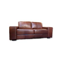 SOFA 100% CUERO COMO 3 CUERPOS C1 WHISKY