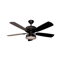 VENTILADOR DE TECHO LUJO 52" NEGRO 1 PLAFON 76950