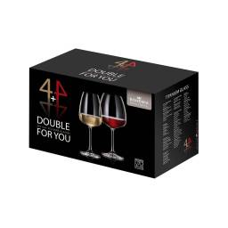 COPAS DE VINO X 8 DOUBLE FOR YOU