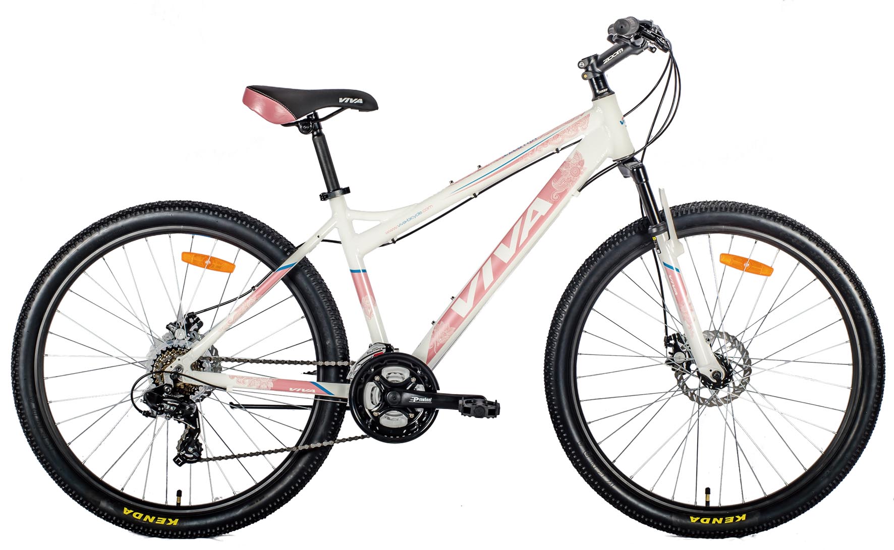 BICICLETA VIVA "ELECTRA" R27.5 TALLE S (17") BLANCO/ROSA Bicicletas